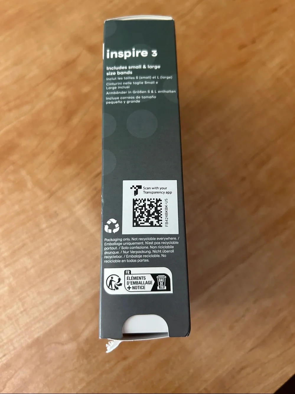 NEW-Fitbit Inspire 3 Fitness Tracker - Black - NWT